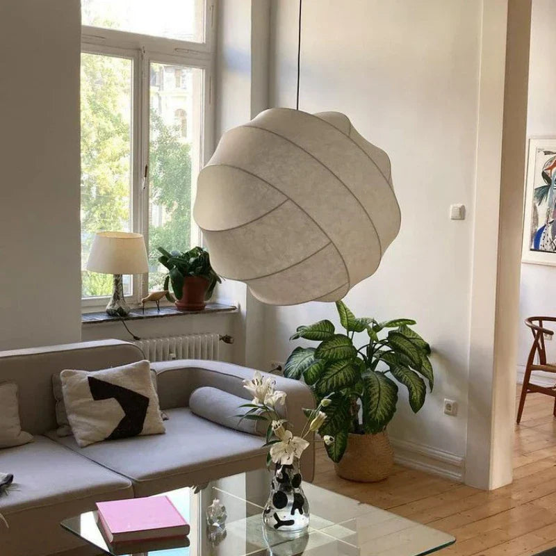 Minimalistisk sidenpendellampa för vardagsrum sovrum matsal kök