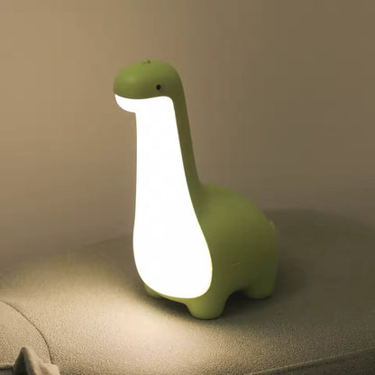 Dinoglow | Uppladdningsbar dinosaurie nattlampa för barnrum med mjukt sken