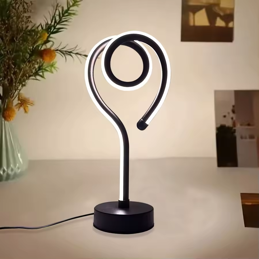 Rivilo | LED-bordslampa med RGB-vågeffekt och smidig touchkontroll