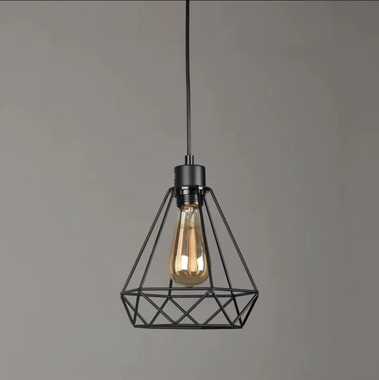 Livo | Industriell taklampa i järn med geometrisk design och modern stil