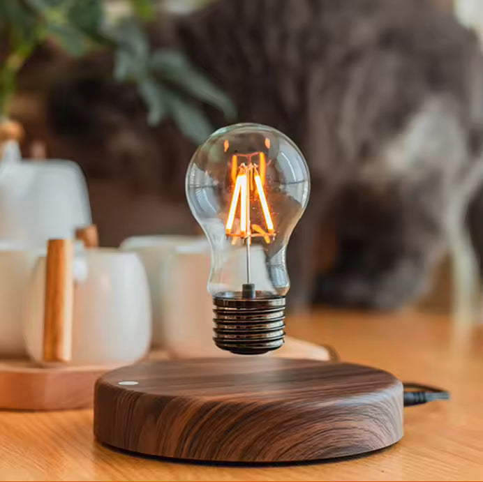 Levité | Magnetisk svävande glödlampa – unik dekoration för skrivbord och rum