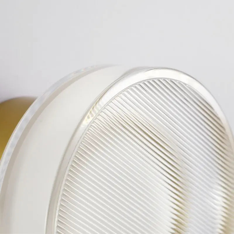 Spansk vägglampa i glas och metall med elegant LED-belysning upp och ned