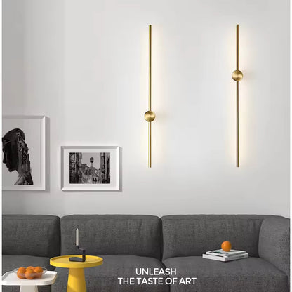 Arvia | Modern lång LED vägglampa i minimalistisk design för stilren inredning