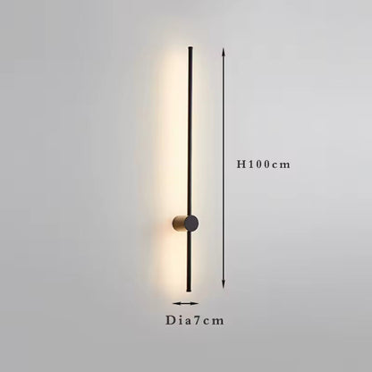Arvia | Modern lång LED vägglampa i minimalistisk design för stilren inredning