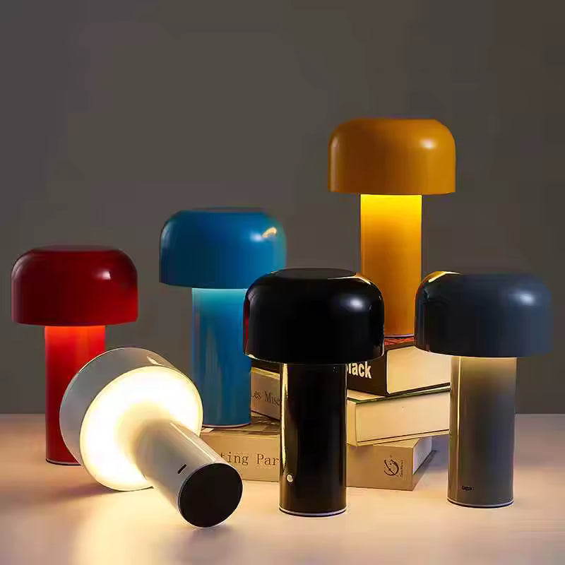 Shrooma | Svampformad lampa med touchdimning och trådlös laddningsfunktion