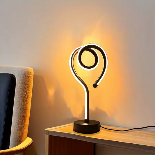 Rivilo | LED-bordslampa med RGB-vågeffekt och smidig touchkontroll