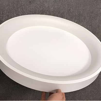 Modern Rund LED Taklampa i Akryl – Nordisk Minimalistisk Plafond för Inomhusbelysning