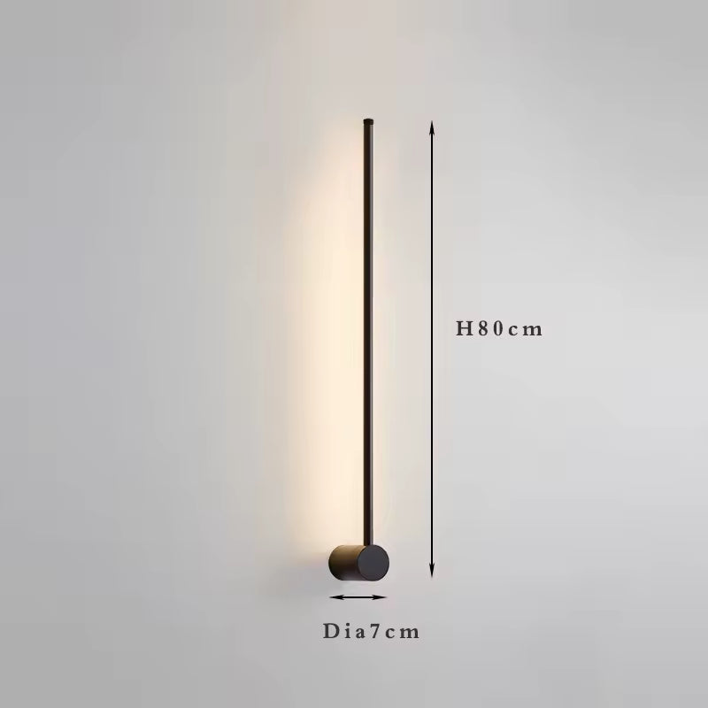 Arvia | Modern lång LED vägglampa i minimalistisk design för stilren inredning
