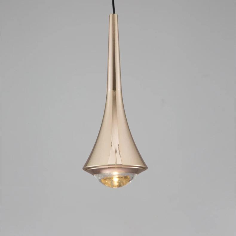 Elegant smal LED pendellampa modern minimalistisk design