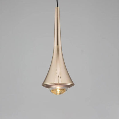 Elegant smal LED pendellampa modern minimalistisk design