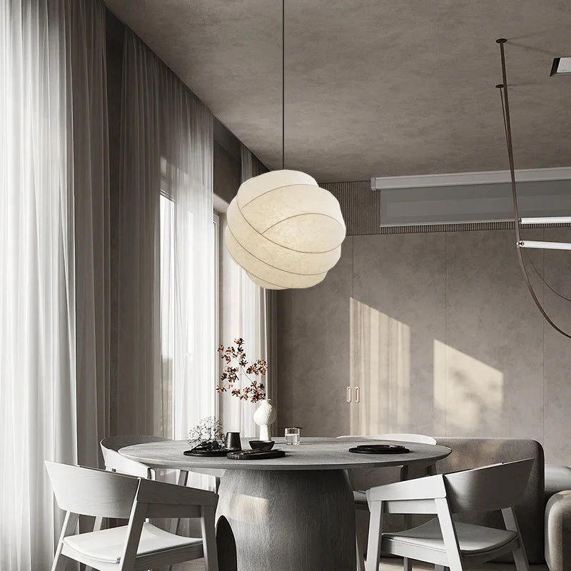 Minimalistisk sidenpendellampa för vardagsrum sovrum matsal kök