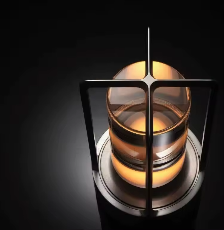 Virello | Kristallinspirerad LED-bordslampa i aluminium med modern design