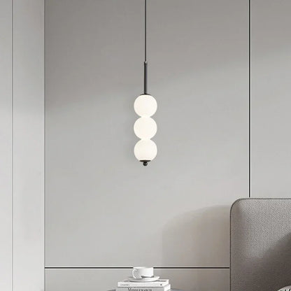 Modern Glassten Lampa med Elegant Metallfinish