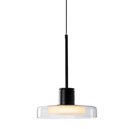 Nordisk modern LED taklampa med tre ljuskällor i järn och akryl för matsal vardagsrum kök