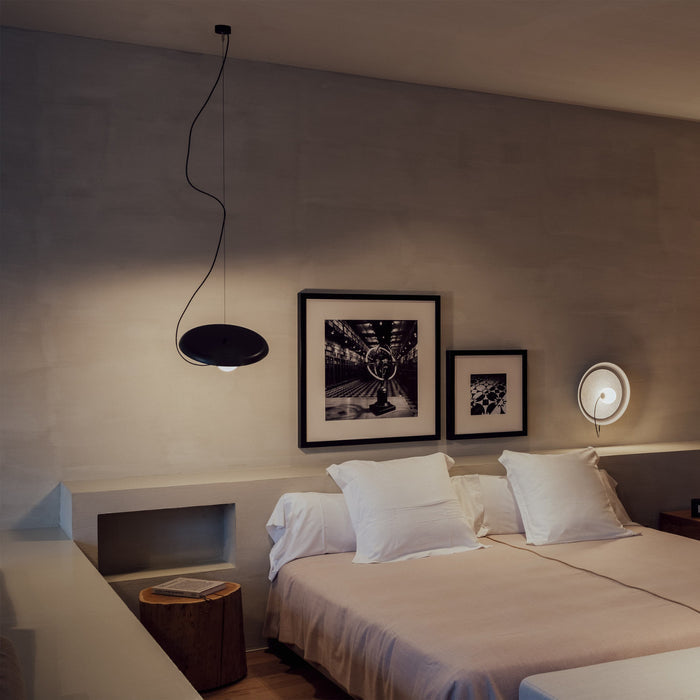 Modern justerbar LED pendellampa i metall för matsal sovrum kök