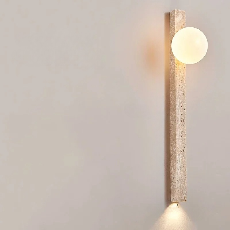 Lumicave | Retro vägglampa i sten – perfekt för sovrum och hall