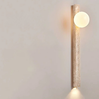 Lumicave | Retro vägglampa i sten – perfekt för sovrum och hall