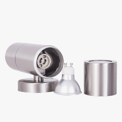 Vägglampa i rostfritt stål IP65 – dubbelriktad LED-belysning för utomhusbruk