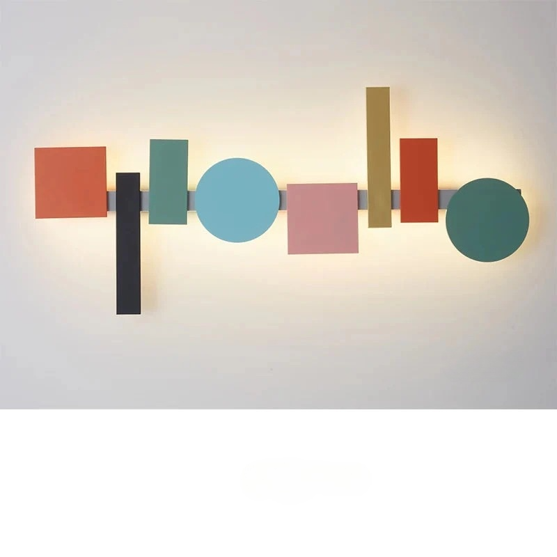 Modern nordisk vägglampa med lång LED-design för inomhusbelysning