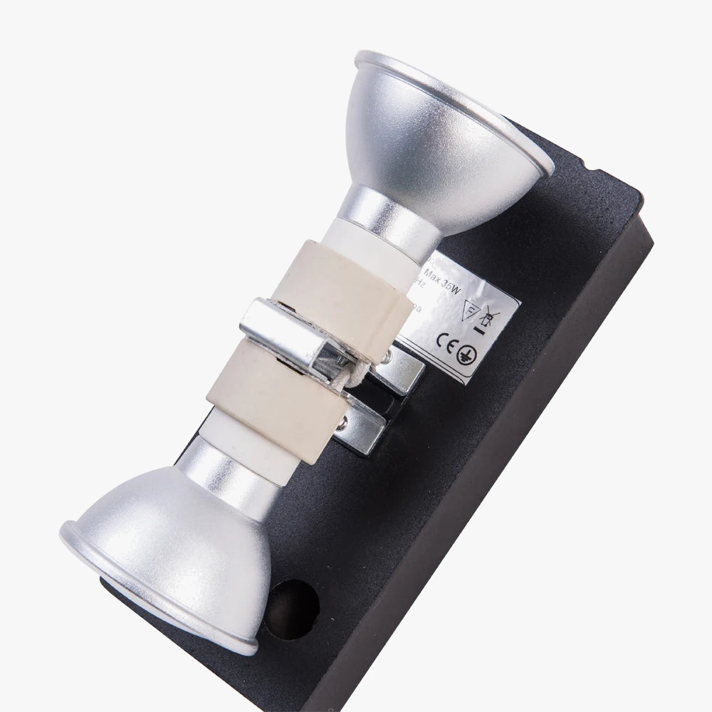 Vattentät LED vägglampa i aluminium – för både inomhus och utomhusbruk