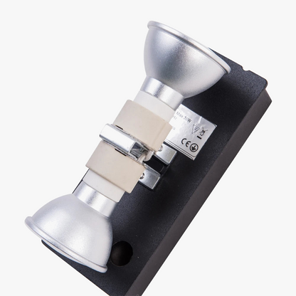 Vattentät LED vägglampa i aluminium – för både inomhus och utomhusbruk