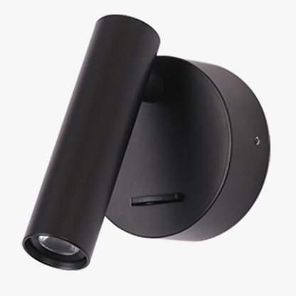 Vägglampa i mässing med LED och strömbrytare – elegant belysning för sovrum och vardagsrum