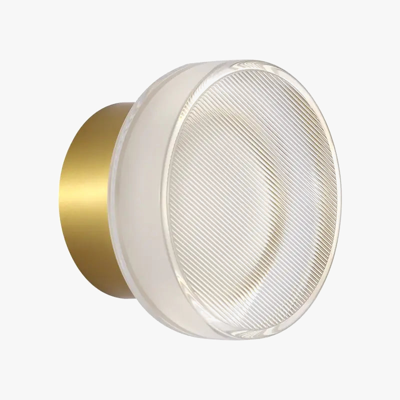 Spansk vägglampa i glas och metall med elegant LED-belysning upp och ned