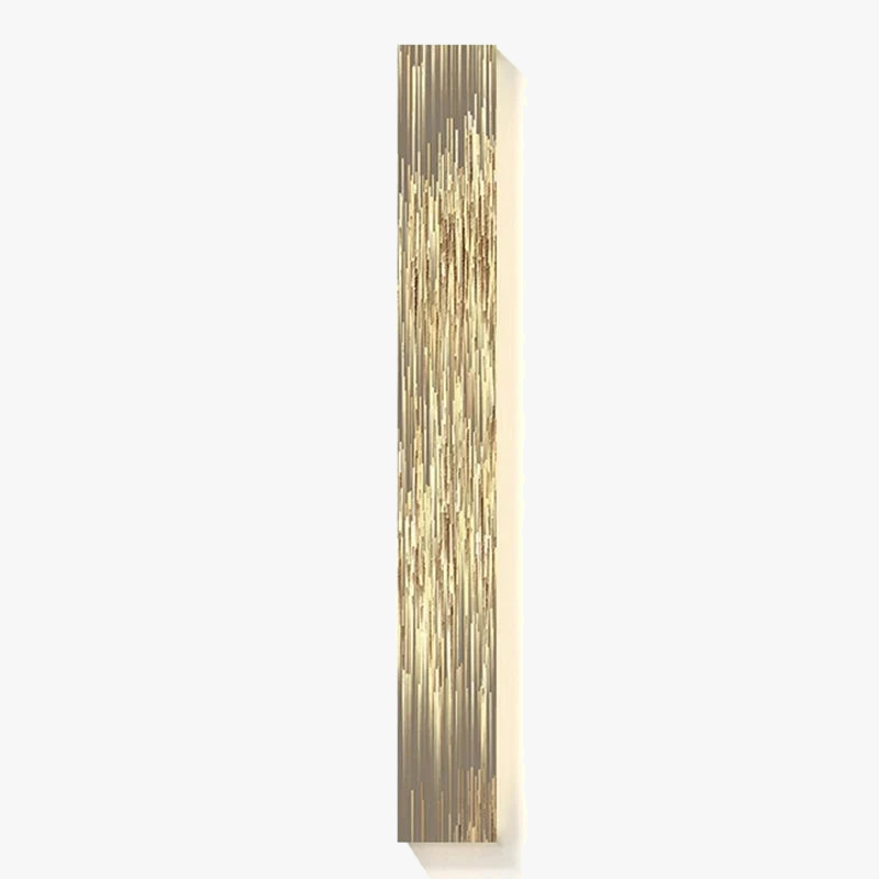 Modern LED-vägglampa med hängande design och inbyggd ljusremsa