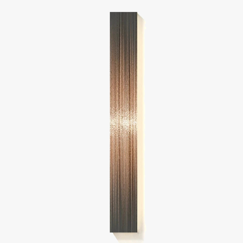 Modern LED-vägglampa med hängande design och inbyggd ljusremsa