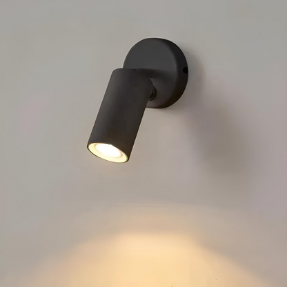 Roterbar LED väggspot i aluminium med 1 eller 2 huvuden för sovrum kök läsbelysning