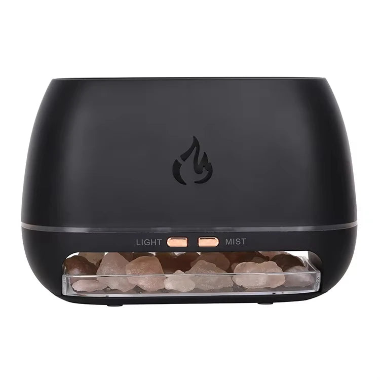 7-Färger Himalaya Salt Aromaterapi Luftfuktare med LED Ljus