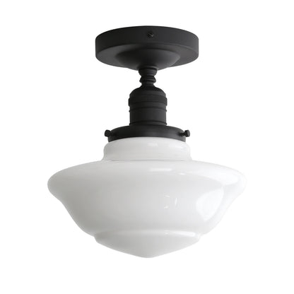 Plafondlampa i retro design med opalglas taklampa för kök hall sovrum vardagsrum
