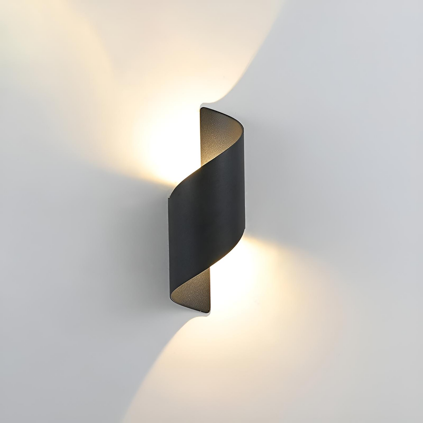 Modern spiral LED vägglampa IP65 vattentät för sovrum vardagsrum hall utomhusbruk
