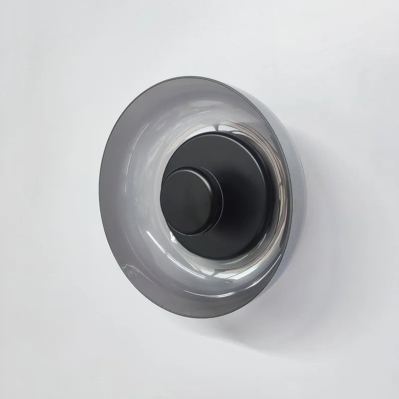 Modern vägglampa i glas LED för sovrum vardagsrum hall inredning