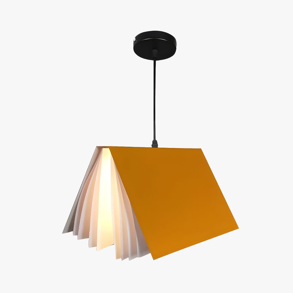 Kreativ bokformad takpendel färgglad modern barnrum lampa inredning