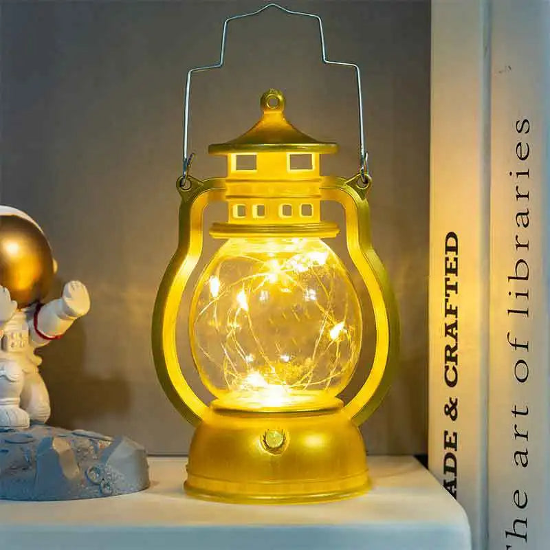 Glowera | Vintage LED-lykta – dekorativ ljuslykta för hem, trädgård och uterum