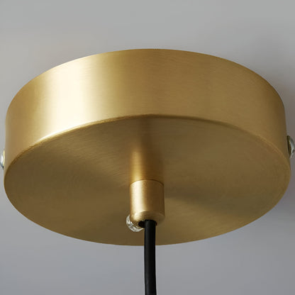 Nordisk takpendel i koppar med justerbar lampskärm för kök och vardagsrum