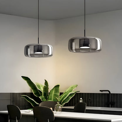 Modern glas pendellampa med LED för matsal vardagsrum kök och sovrum