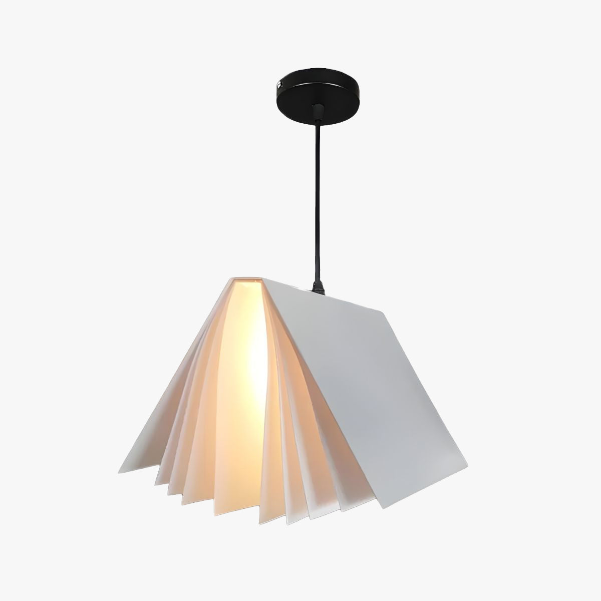 Kreativ bokformad takpendel färgglad modern barnrum lampa inredning