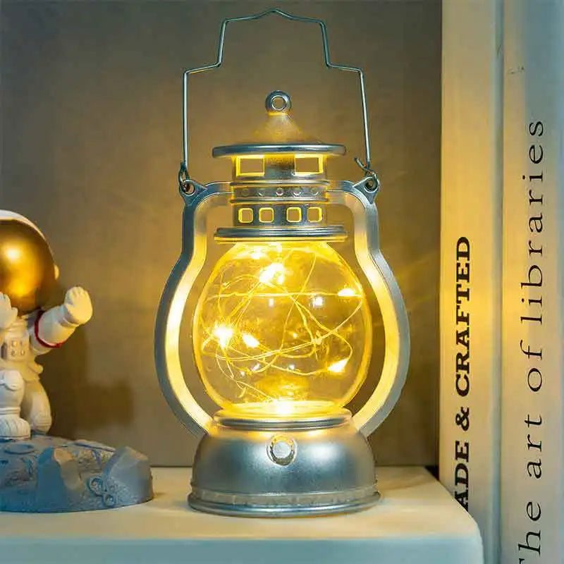 Glowera | Vintage LED-lykta – dekorativ ljuslykta för hem, trädgård och uterum