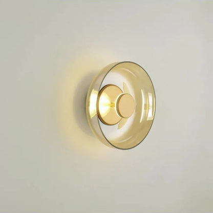 Modern vägglampa i glas LED för sovrum vardagsrum hall inredning
