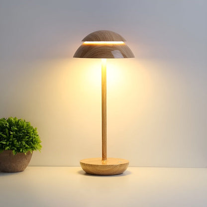 Sladdlös LED bordslampa retrodesign paraplyform med dimmer