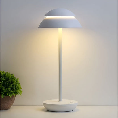 Sladdlös LED bordslampa retrodesign paraplyform med dimmer
