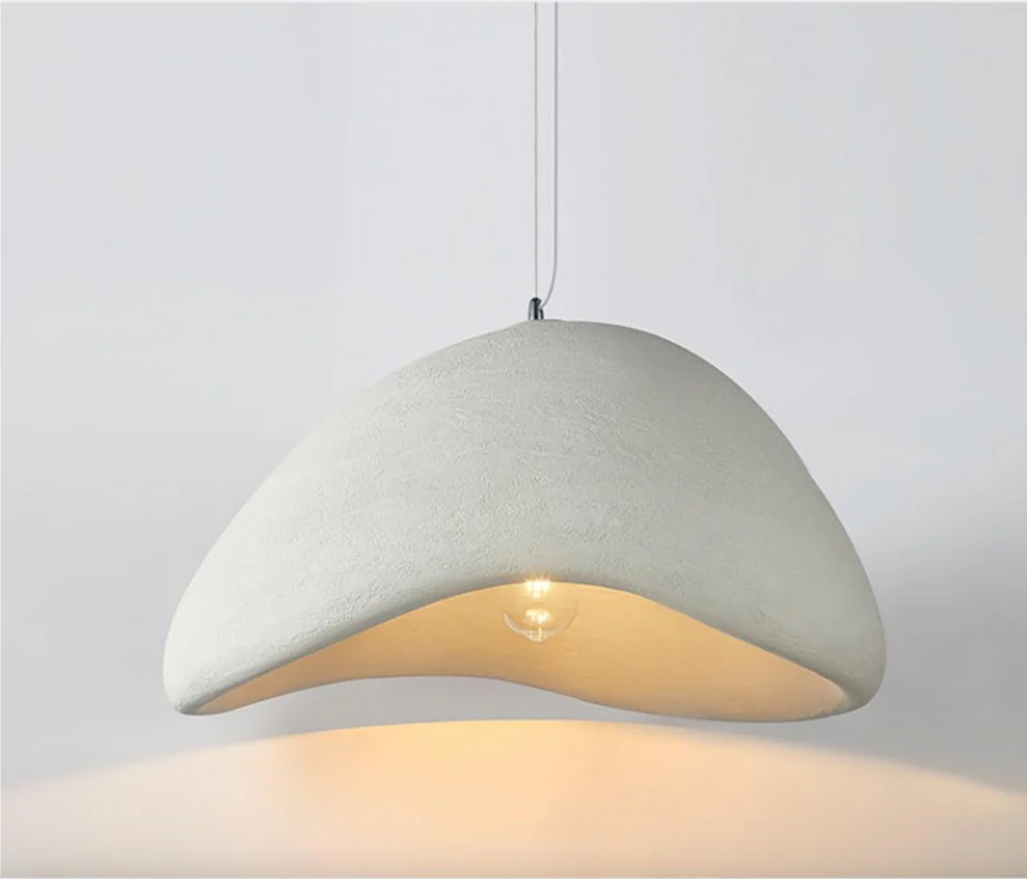 Japandi wabi sabi taklampa med skandinavisk japansk design för vardagsrum sovrum och matsal
