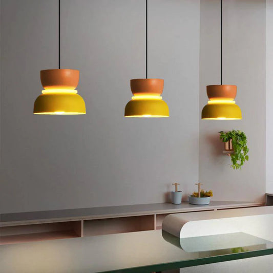 Minimalistisk nordisk taklampa i aluminium för kök vardagsrum sovrum bar