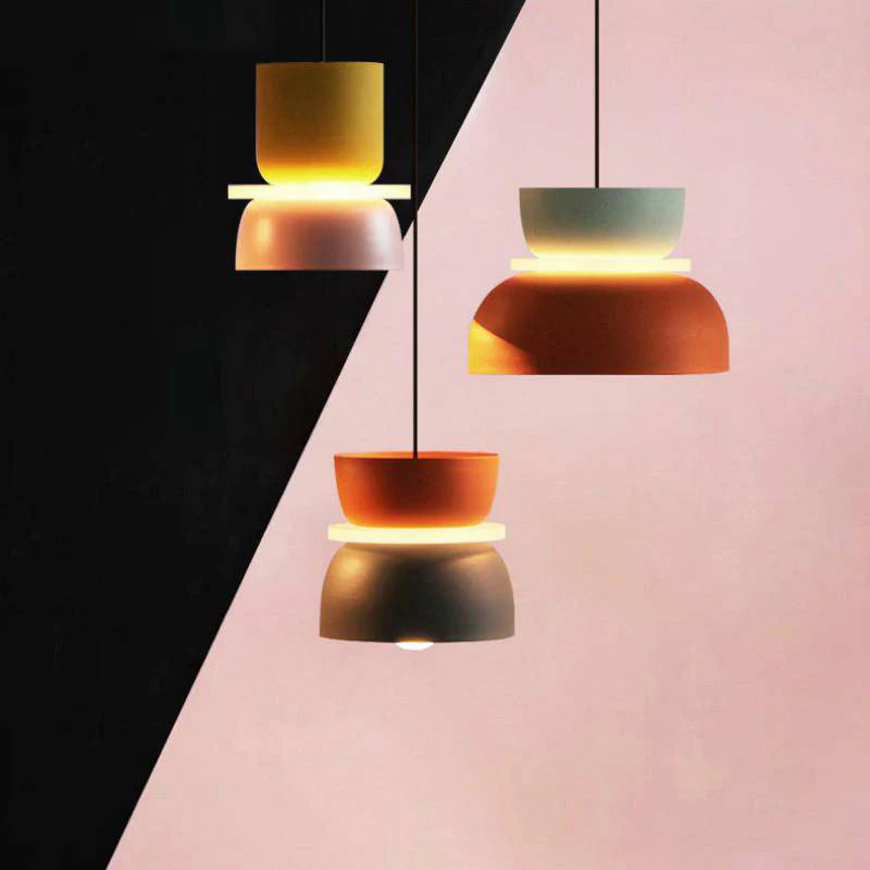 Minimalistisk nordisk taklampa i aluminium för kök vardagsrum sovrum bar