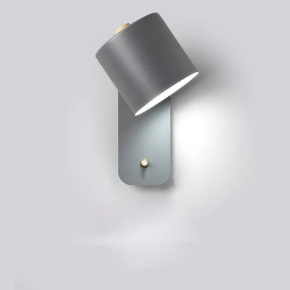 Modern vägglampa med justerbar skärm för sovrum och vardagsrum