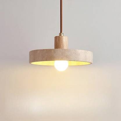 Cavalume | Taklampa i natursten med E27 LED-lampa – elegant och modern