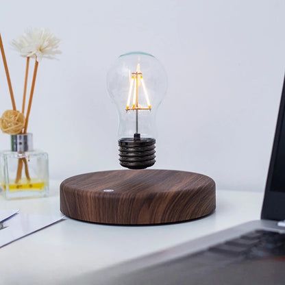 Svävande LED-lampa med magnetisk levitation och touchkontroll