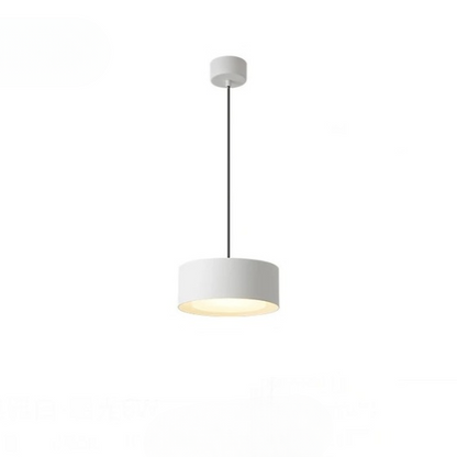 Modern rund akryl taklampa med aluminiumram och LED för sovrum kök matsal